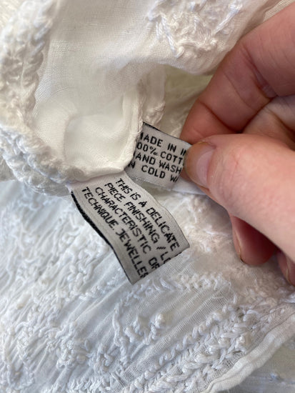 Gorgeous Juliet Dunn Dress kaftan Size 1 White Cotton LB006