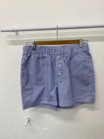 Gorgeous Anthropologie Pajama shorts UKS Blue & White Stripes LB006