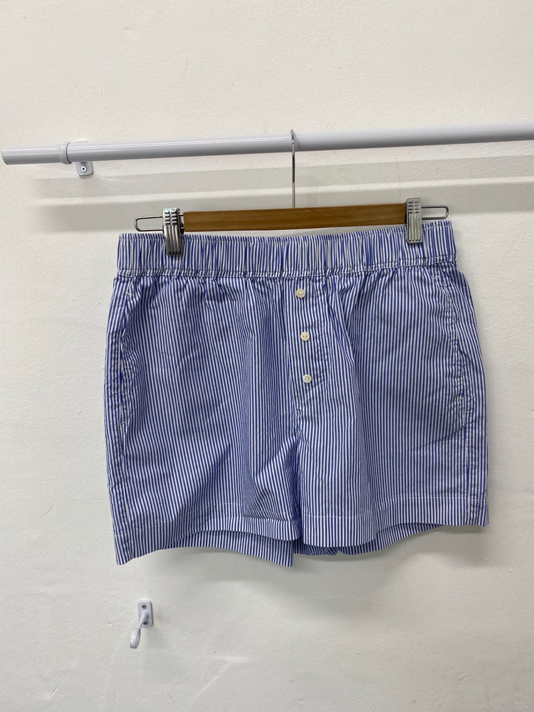 Gorgeous Anthropologie Pajama shorts UKS Blue & White Stripes LB006