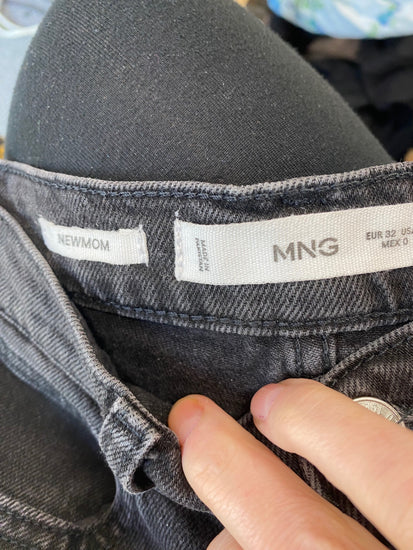 Gorgeous Mango newMum Jeans UK4 Black LB006