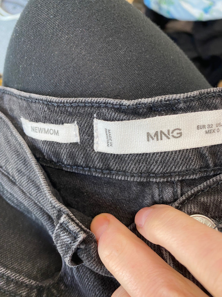 Gorgeous Mango newMum Jeans UK4 Black LB006