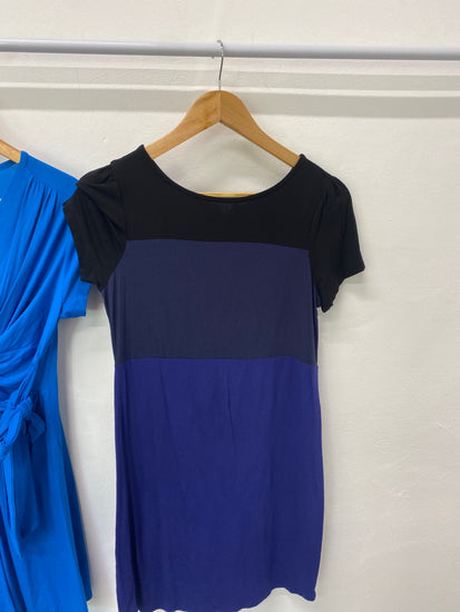 Gorgeous duo Seraphine Maternity Dresses UK8 Blue SL002 #6