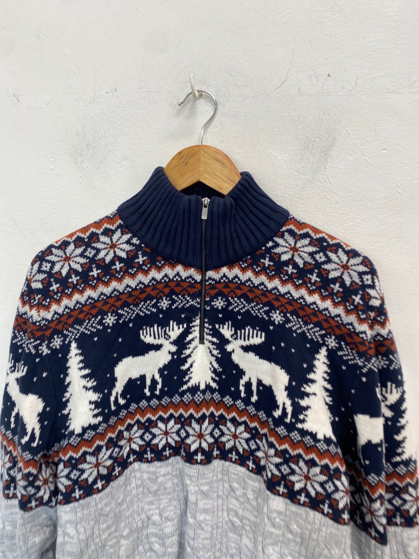 Classic Next Christmas Knit jumper UK S Multicolor SL002 