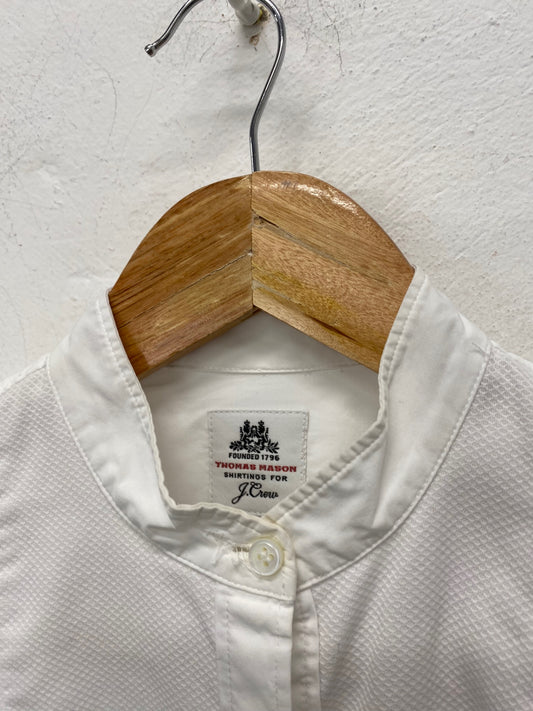 Gorgeous Thomas Mason for J Crew Dress Shirt Size 2 White LB006