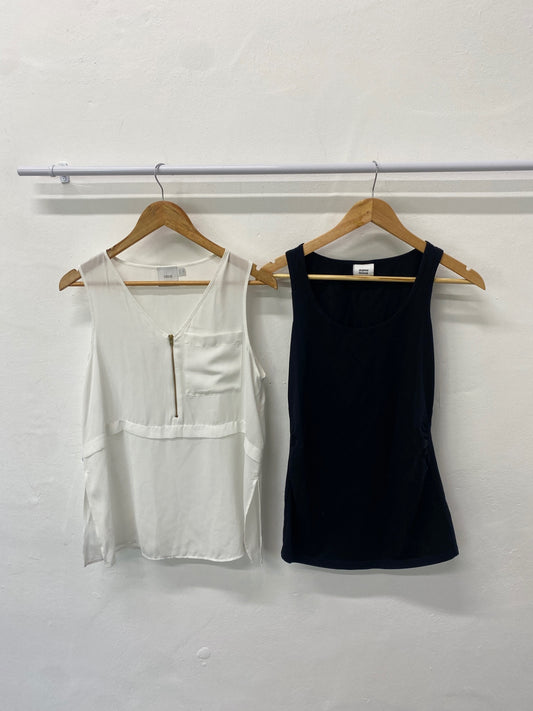 Gorgeous ASOS maternity Tops UK8 White and Black SL002 #7