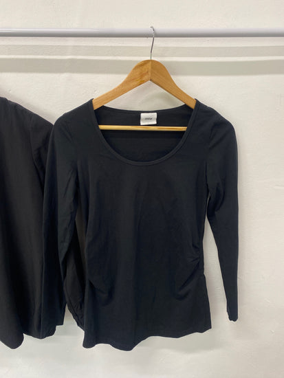 Gorgeous duo Mamalicious Maternity tops UK8 Black SL002 #5