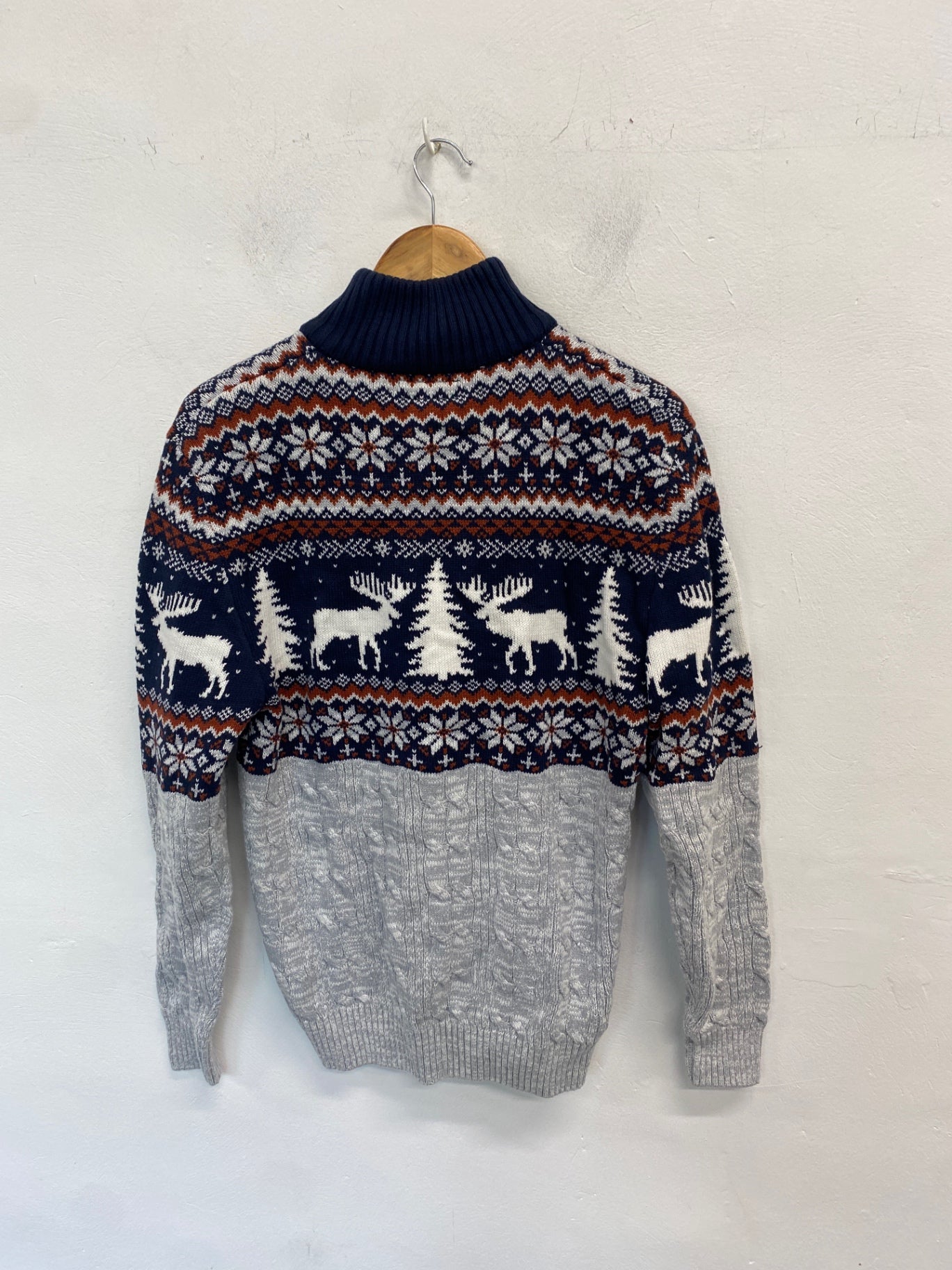 Classic Next Christmas Knit jumper UK S Multicolor SL002 