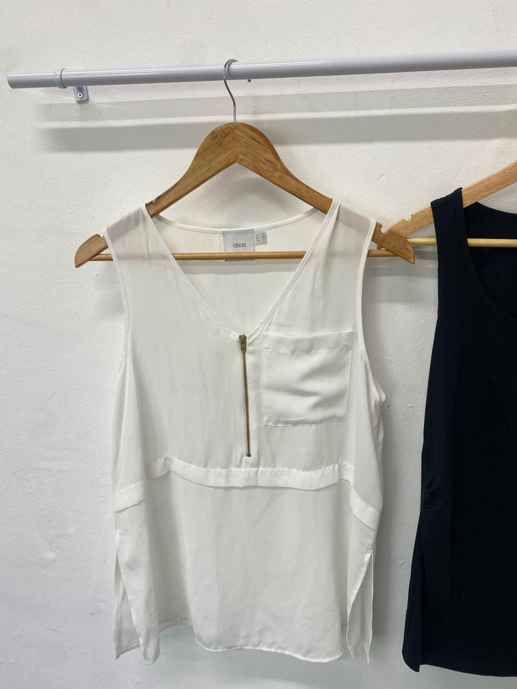 Gorgeous ASOS maternity Tops UK8 White and Black SL002 #7