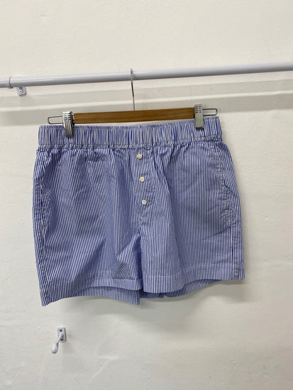 Gorgeous Anthropologie Pajama shorts UKS Blue & White Stripes LB006