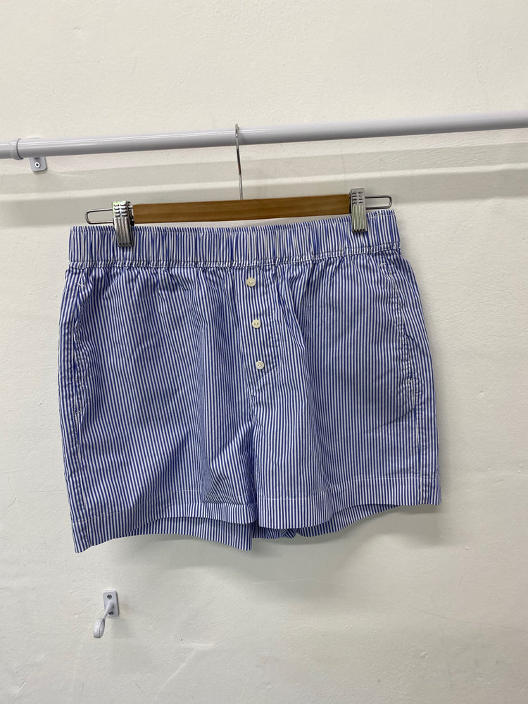 Gorgeous Anthropologie Pajama shorts UKS Blue & White Stripes LB006