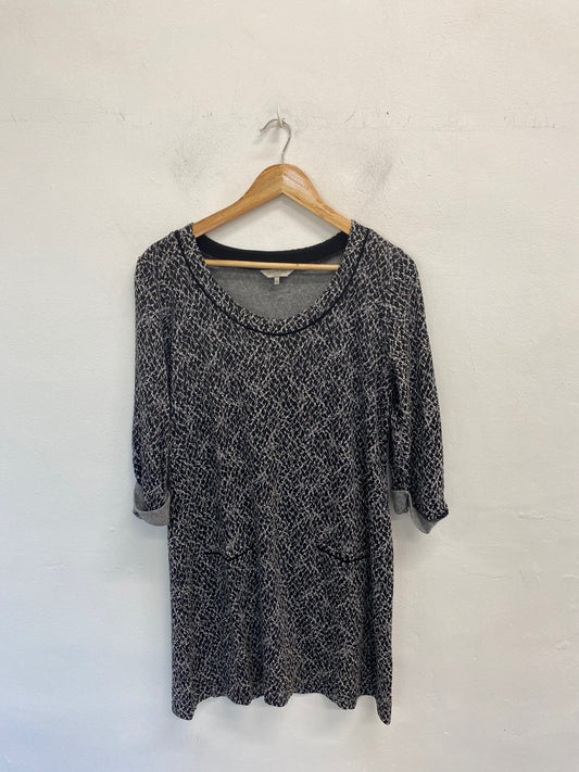 Gorgeous Great Plains Mini Dress UK XL Black BM001