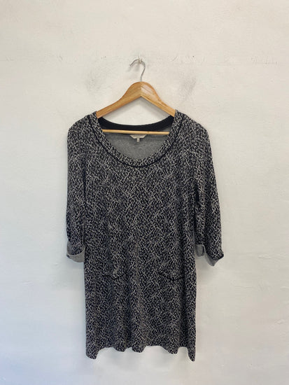 Gorgeous Great Plains Mini Dress UK XL Black BM001