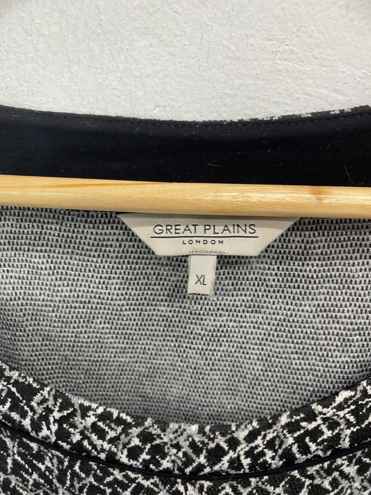 Gorgeous Great Plains Mini Dress UK XL Black BM001