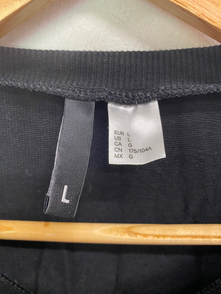 Gorgeous H&M Berlin with Sweatshirt UK L Black GS001