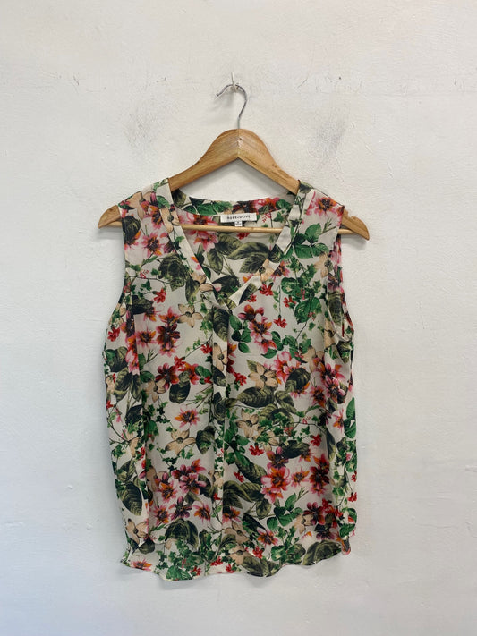 Gorgeous Rose & Olive Vest UK M Multicolour Floral BM001