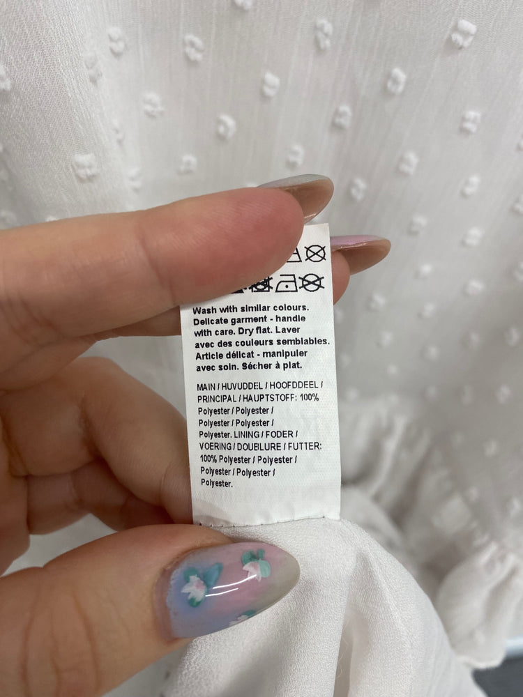 Gorgeous River Island Mini Dress UK14 White GS001