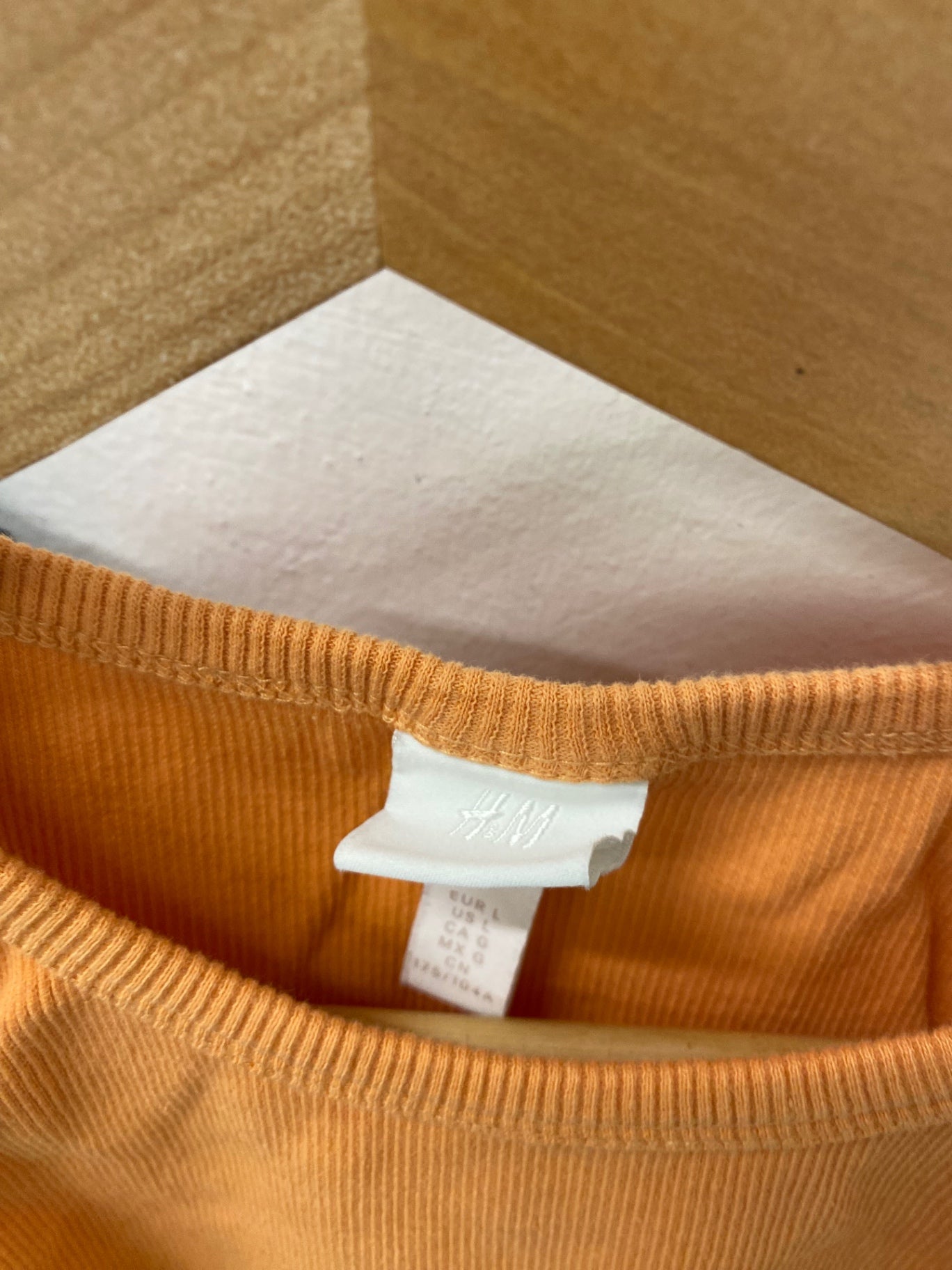 Gorgeous H&M T-Shirt bundle UK L Orange Black x 3 #5 GS001