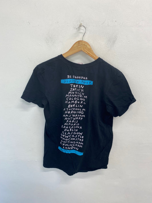 Fab Ed Sheeran GILDAN T-Shirt UK M Black GS001