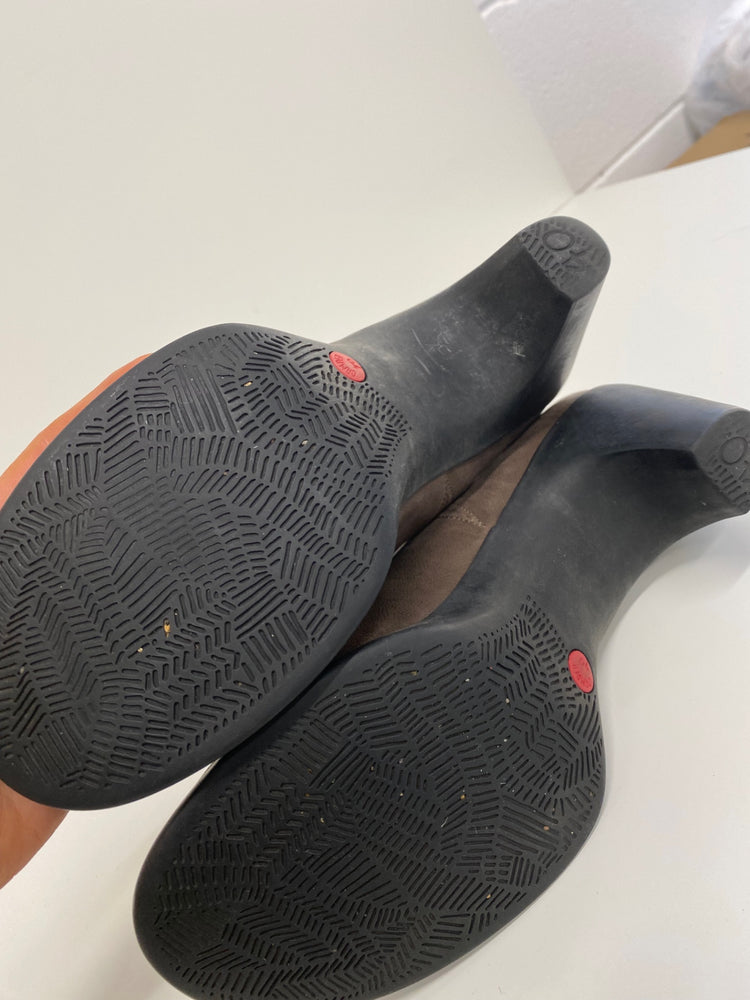 Gorgeous Camper Arlet Green Boots EUR 40  Uk7 Brown heels BM001