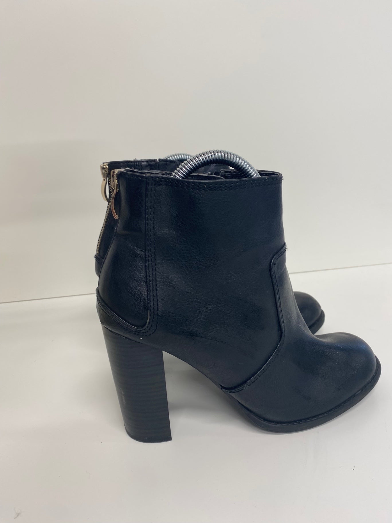 Gorgeous Marks & Spencers Ankle Boots Uk7 Black Classic block heels GS001