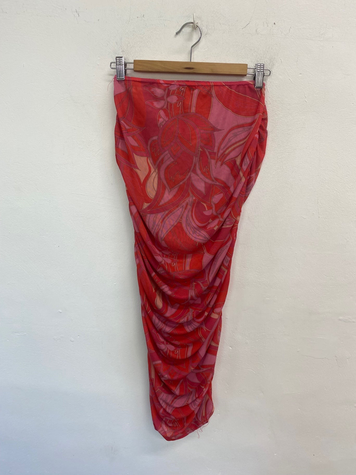 Boho Pretty Little Thing Beach Cover UK12 Red & Pink GS001