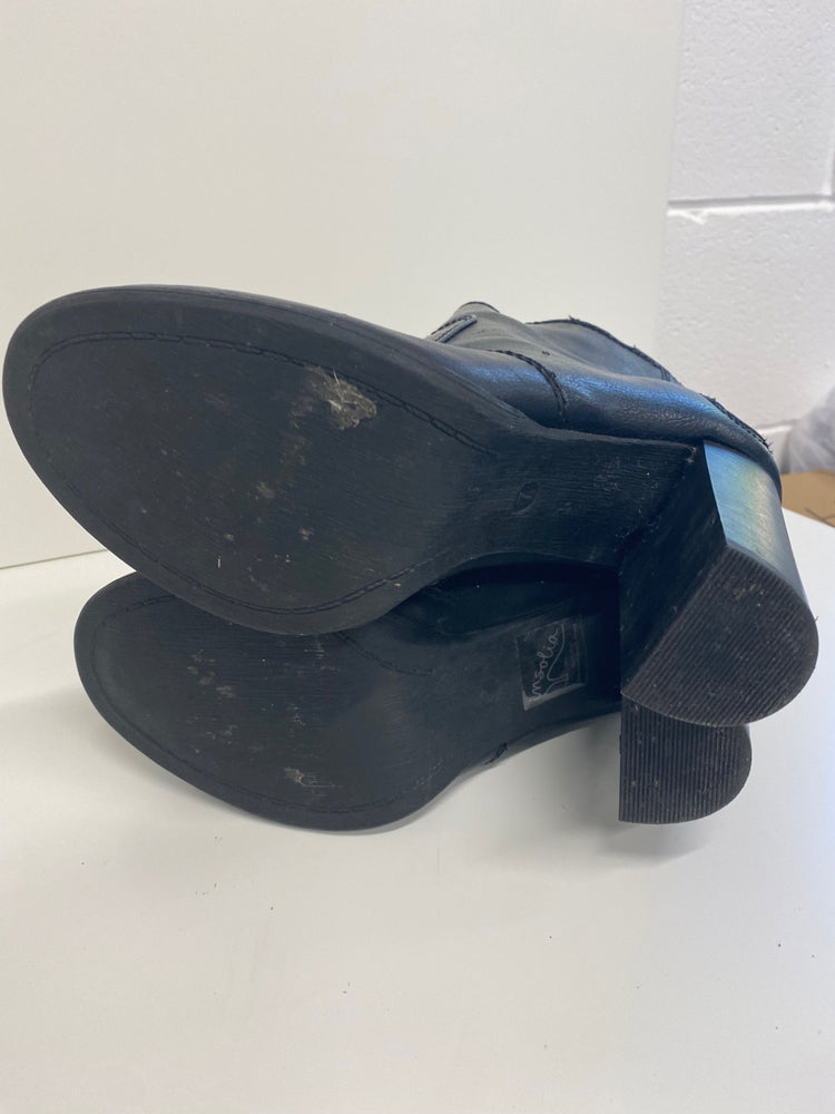 Gorgeous Marks & Spencers Ankle Boots Uk7 Black Classic block heels GS001