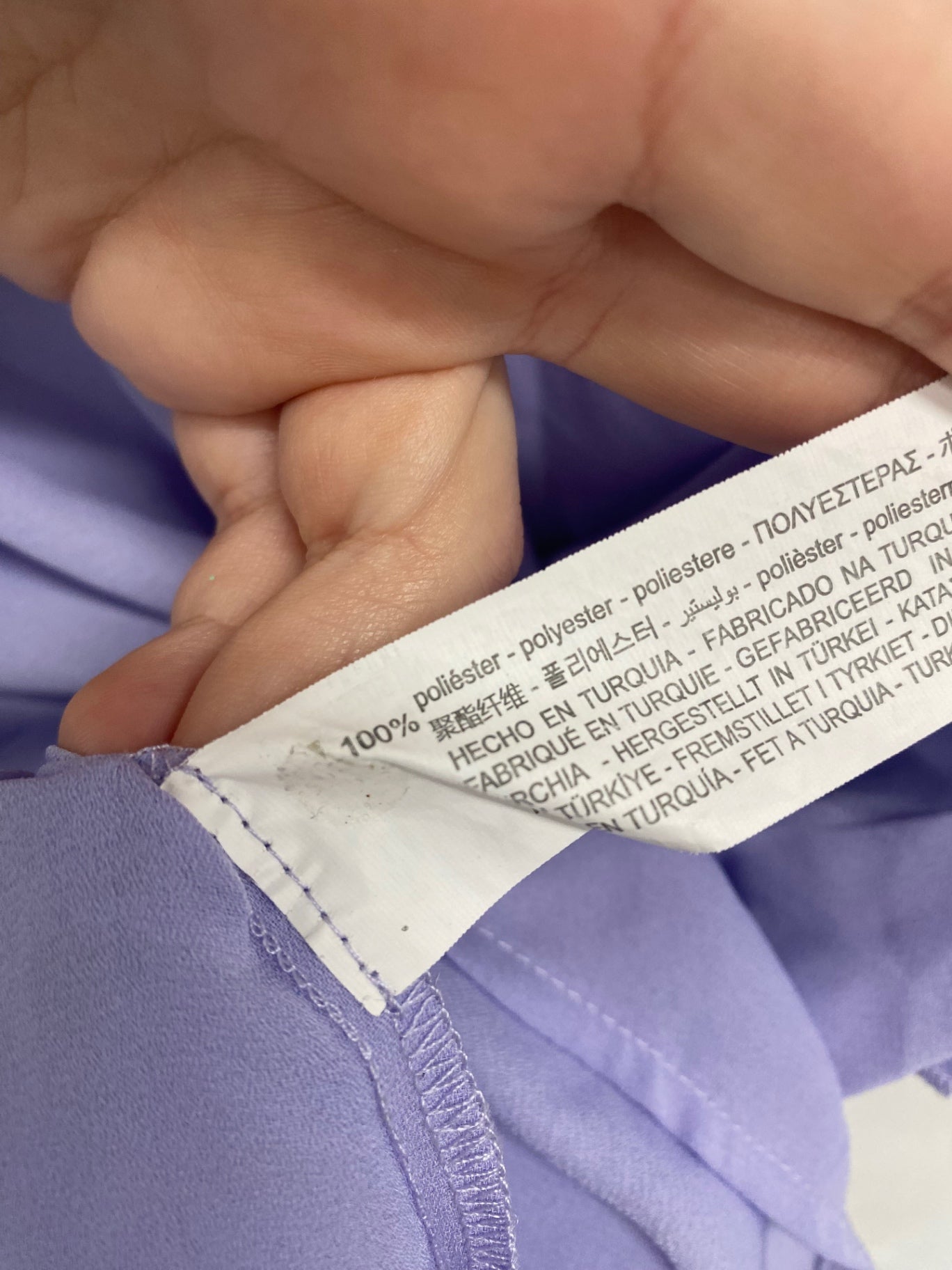 Boho Chic Zara Wrap Blouse UK L Lavender GS001