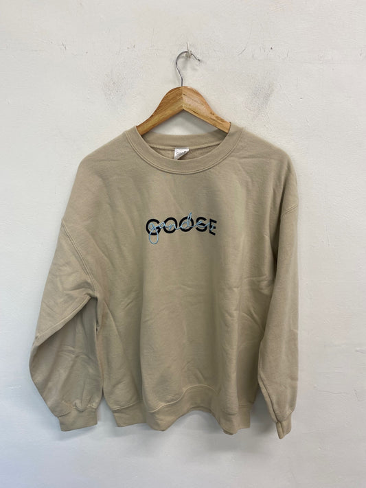Comfy Goose & Gander Sweatshirt UK L Beige GS001
