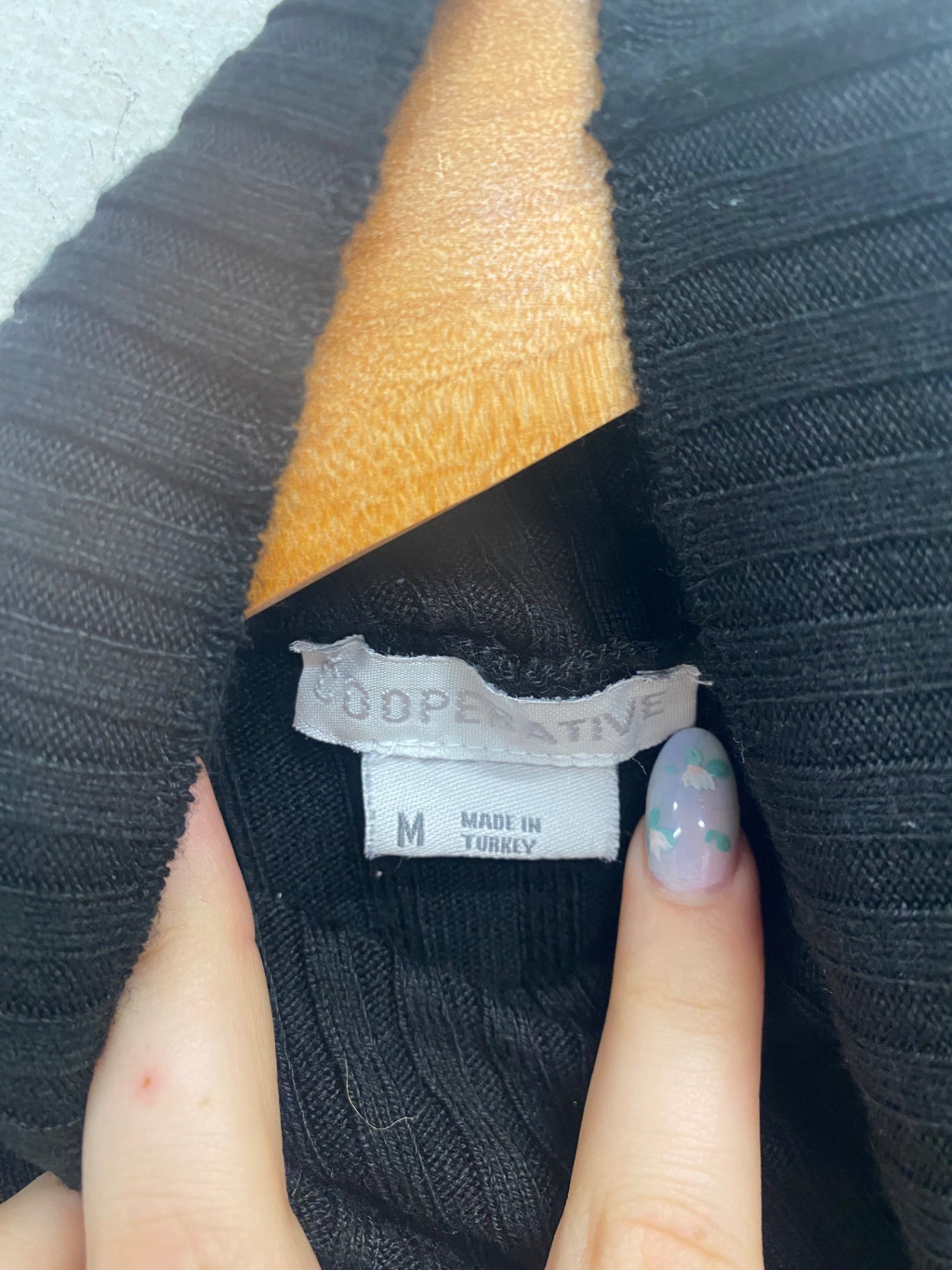 Gorgeous Cooperative Turtleneck Jumper UK M Black GS001