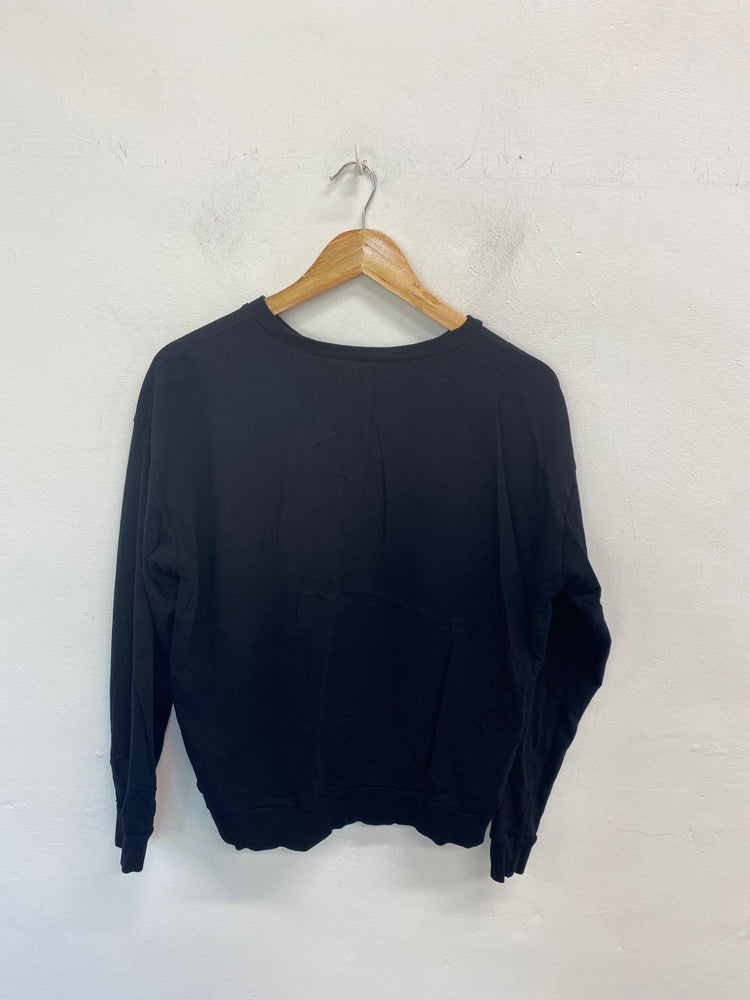 Gorgeous H&M Berlin with Sweatshirt UK L Black GS001