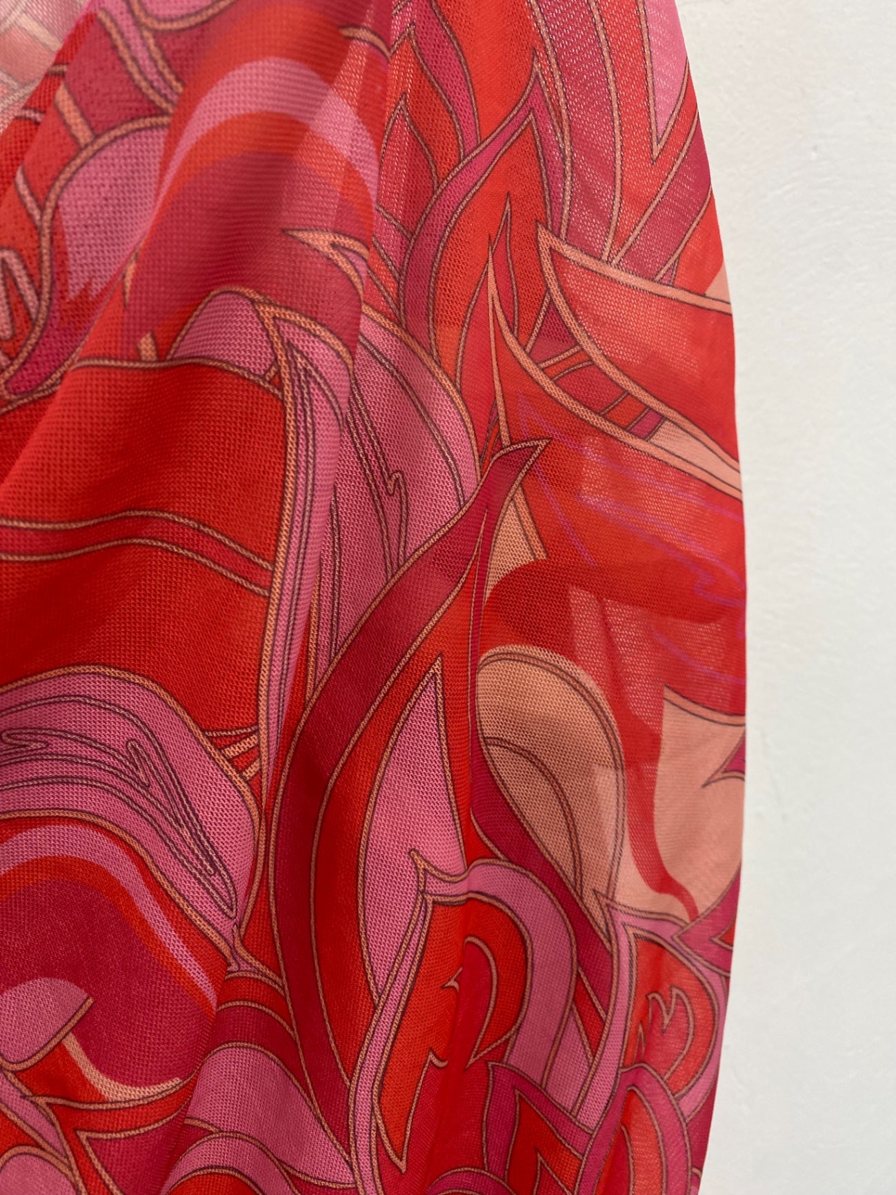 Boho Pretty Little Thing Beach Cover UK12 Red & Pink GS001