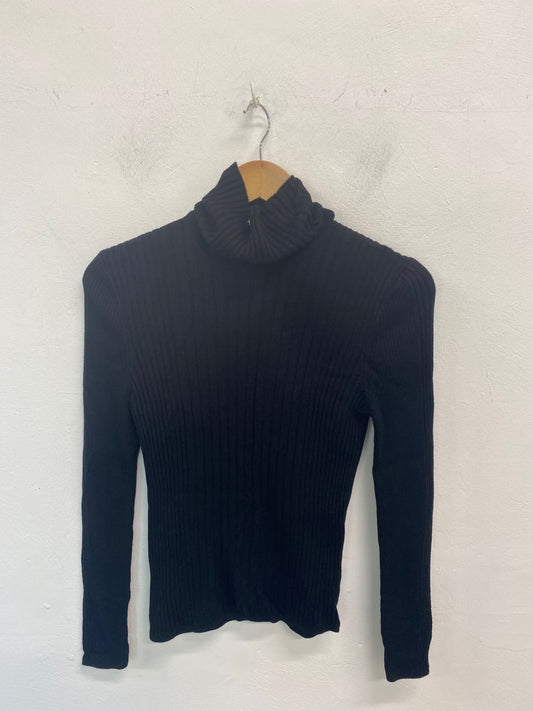Gorgeous Cooperative Turtleneck Jumper UK M Black GS001