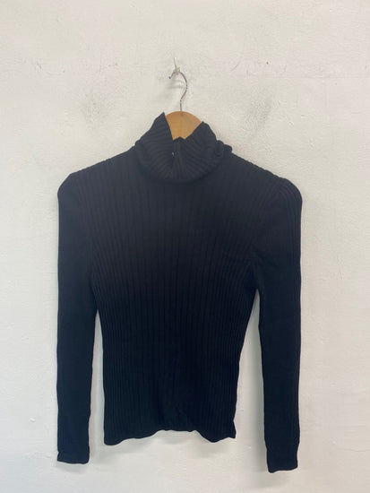 Gorgeous Cooperative Turtleneck Jumper UK M Black GS001