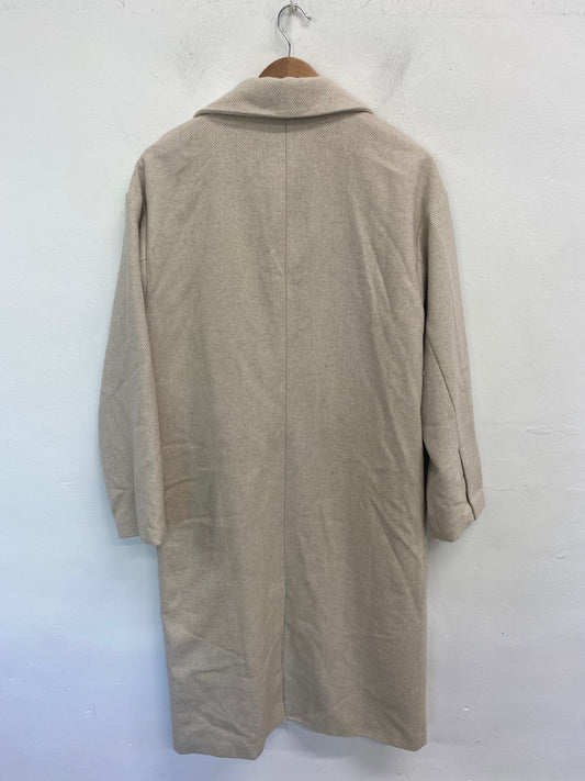 Gorgeous Boohoo Overcoat UK14 Beige GS001