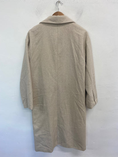 Gorgeous Boohoo Overcoat UK14 Beige GS001