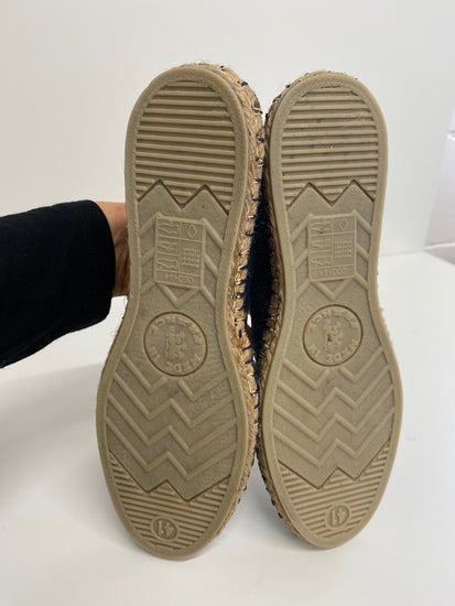 Gorgeous Ropey Soles Espadrilles Uk 7 Dark Blue BM001