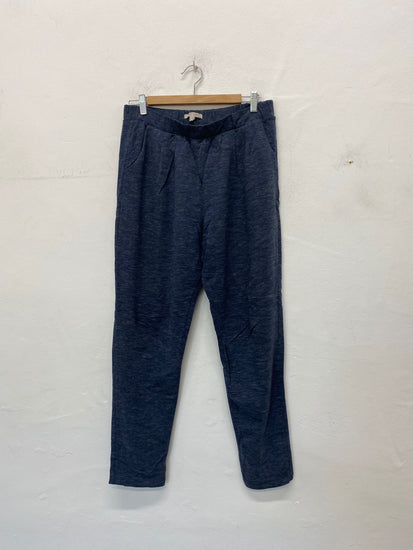 Gorgeous White Stuff Jogger pants Uk14 Navy Blue Marl BM001