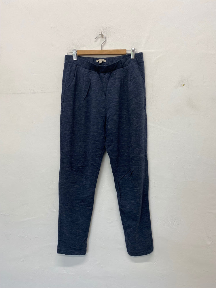 Gorgeous White Stuff Jogger pants Uk14 Navy Blue Marl BM001