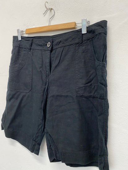 Gorgeous Marks & Spencers Loose fit Shorts Uk14 Black Summer essentials BM001