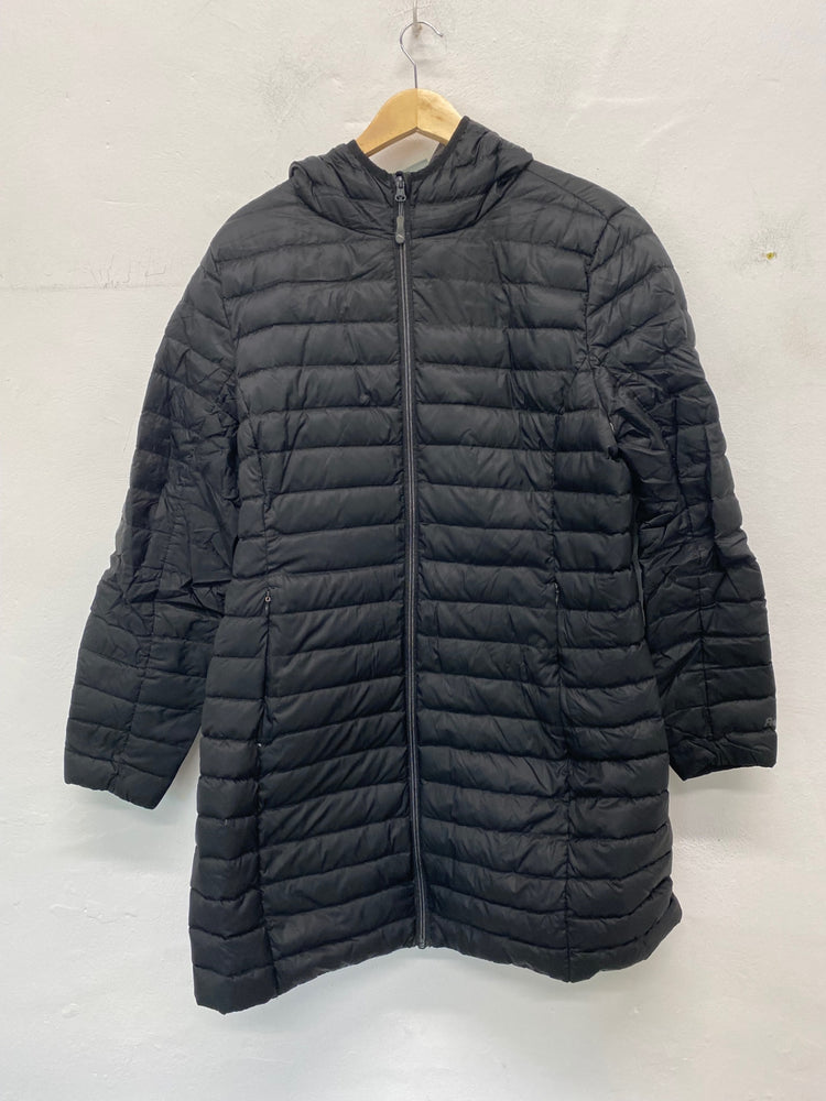 Gorgeous Peter storm Puffer Coat Uk16 Black Down filled midi  coat BM001