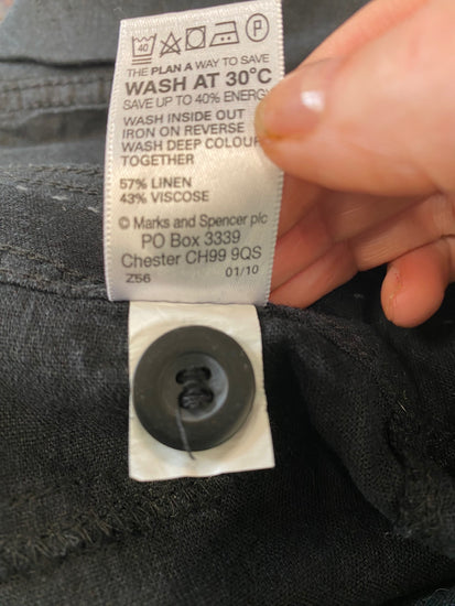 Gorgeous Marks & Spencers Loose fit Shorts Uk14 Black Summer essentials BM001