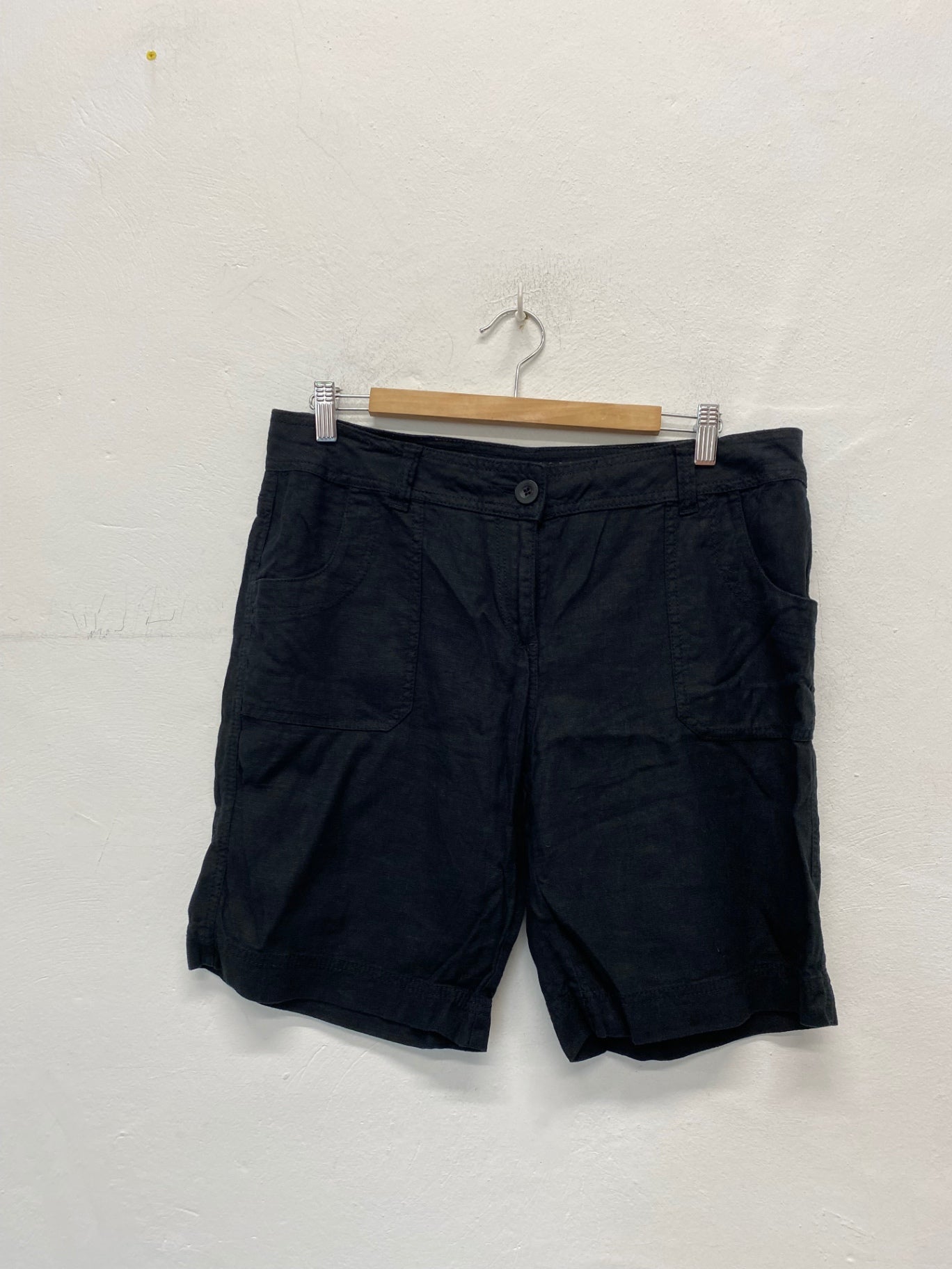 Gorgeous Marks & Spencers Loose fit Shorts Uk14 Black Summer essentials BM001