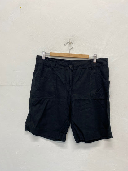 Gorgeous Marks & Spencers Loose fit Shorts Uk14 Black Summer essentials BM001