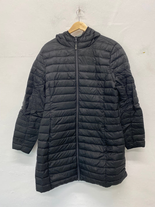 Gorgeous Peter storm Puffer Coat Uk16 Black Down filled midi coat BM001