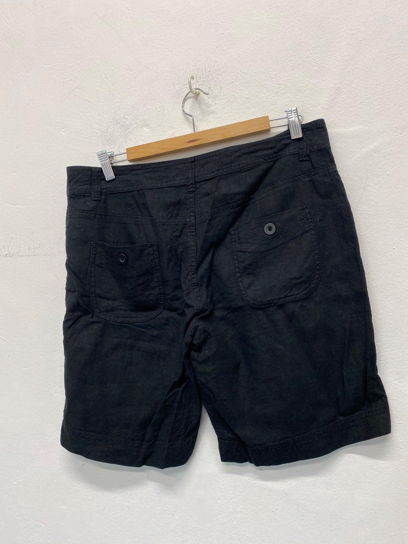 Gorgeous Marks & Spencers Loose fit Shorts Uk14 Black Summer essentials BM001