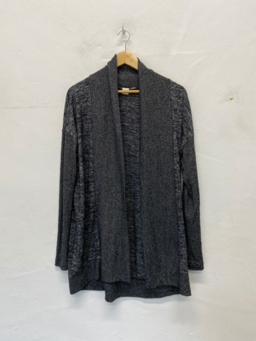 Gorgeous Gap Cardigan UK M Dark Gray marl Lagenlook open front BM001