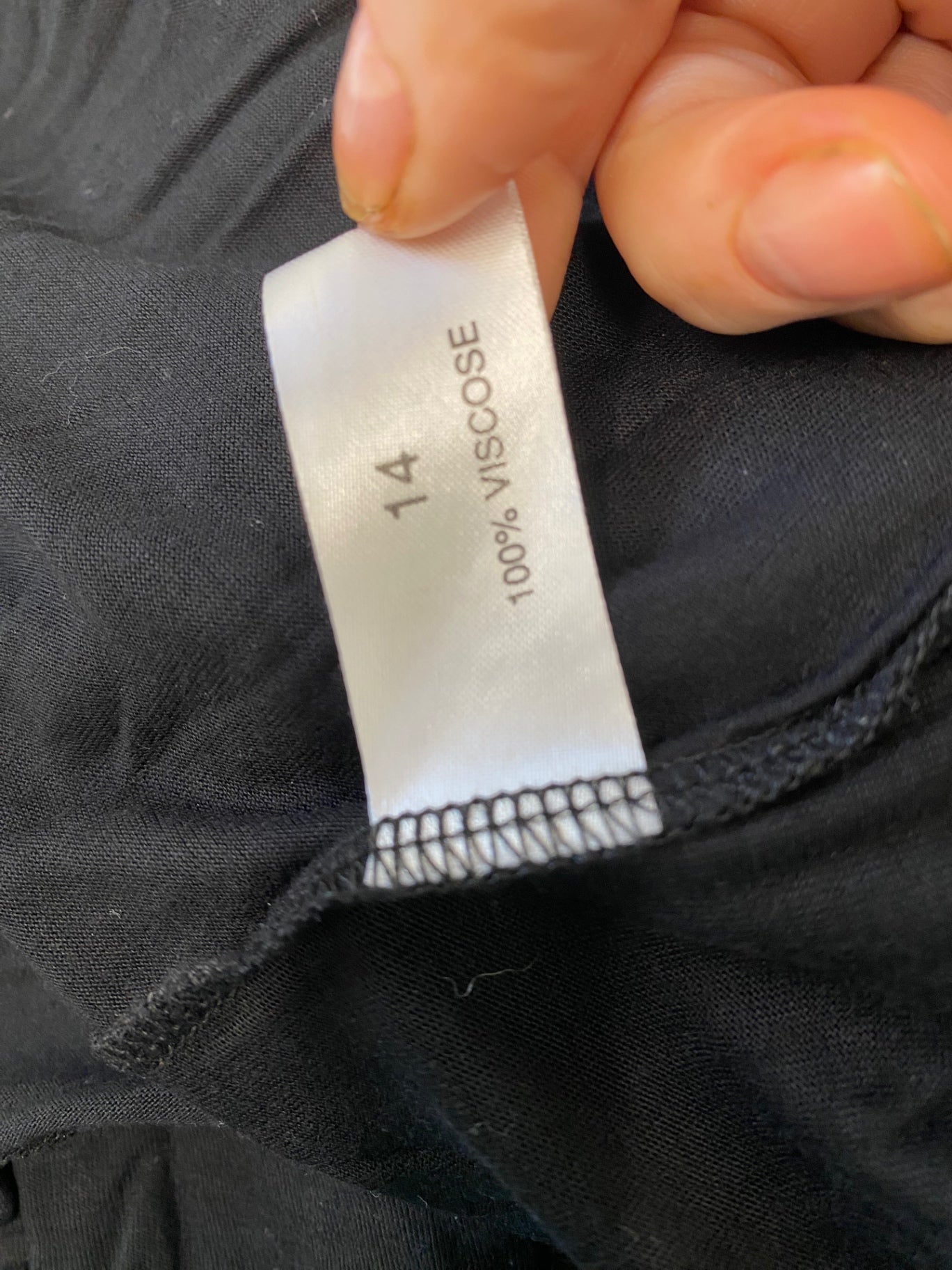 Gorgeous Biba Midi Dress Uk14 Black & knot detail ornate cuffs BM001