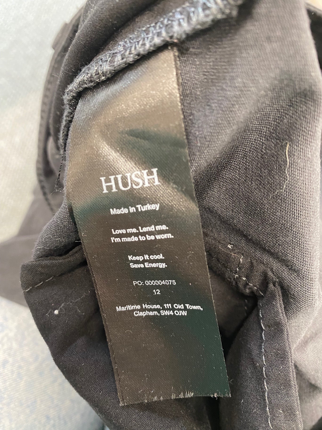 Gorgeous Hush Tapered Trousers UK12 Charcoal Grey chinos classic BM001