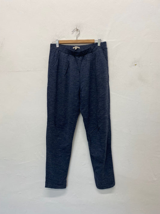Gorgeous White Stuff Jogger pants Uk14 Navy Blue Marl BM001