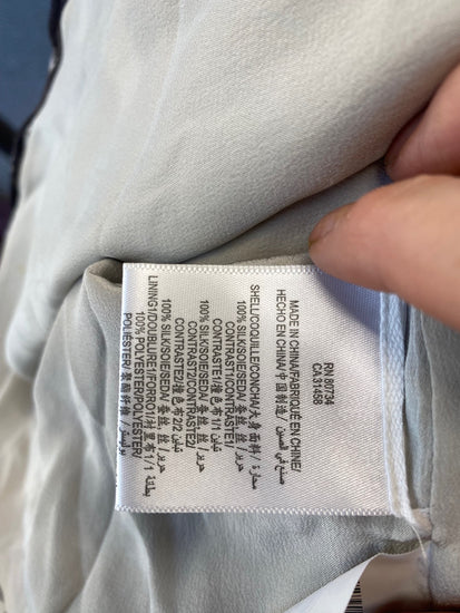 Gorgeous BCBGMAXAZRIA occasion party Dress UK10 Grey pure silk  LF003 